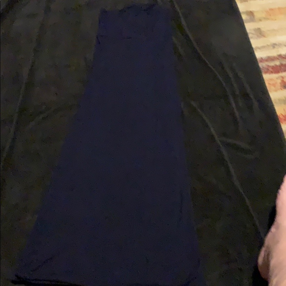Navy wide leg comfy shirt pants